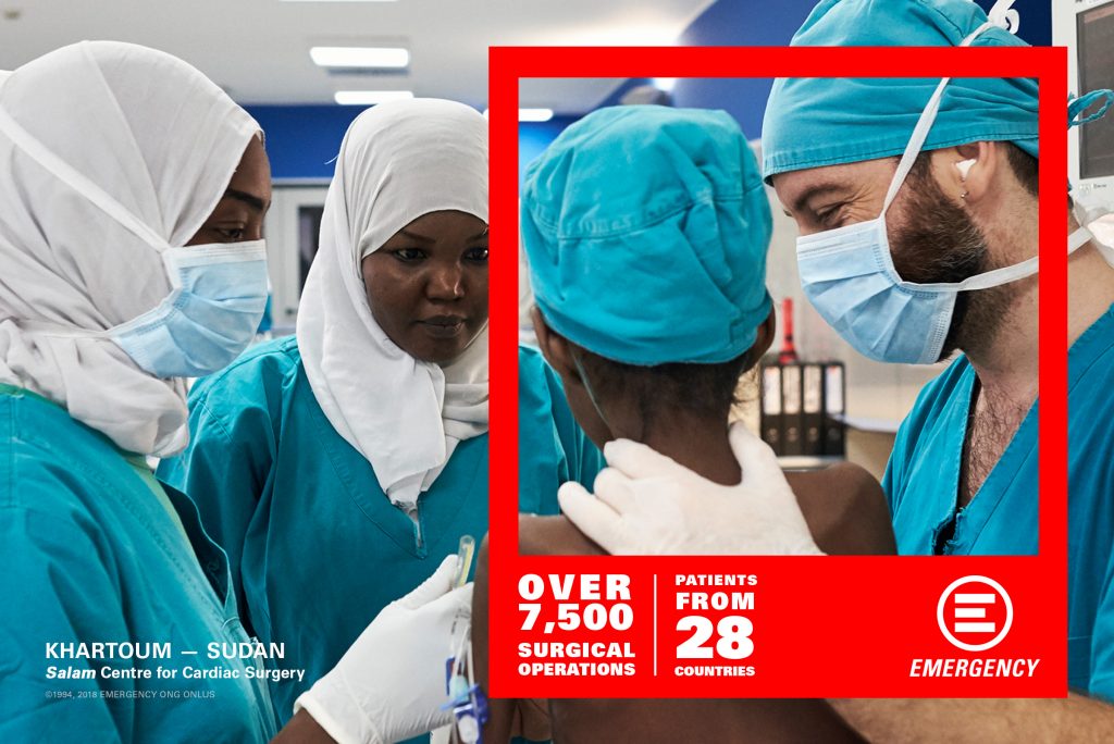 Since 2007, EMERGENCY has provided life-saving cardiac surgery for over 7,500 patients at the state-of-the-art Salam Centre in Khartoum, Sudan