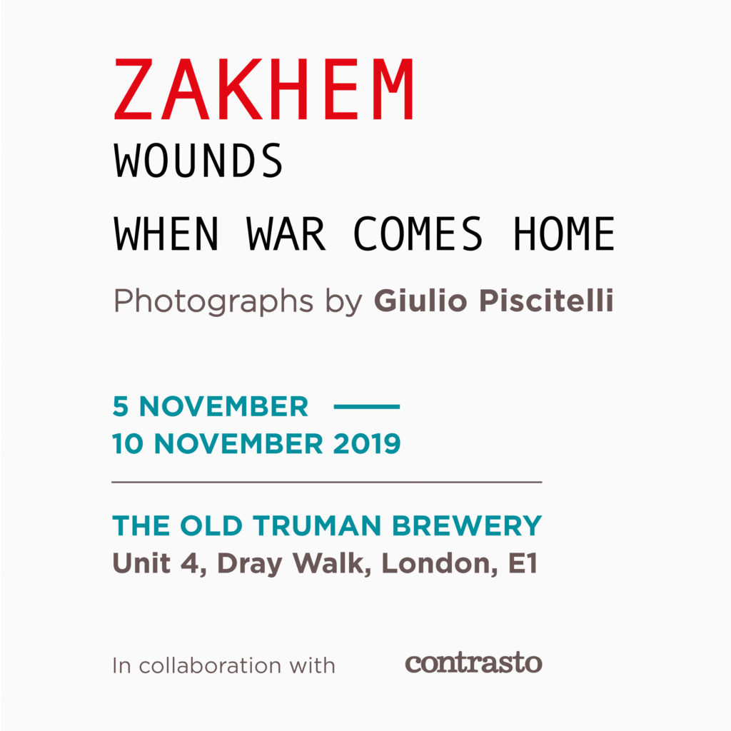 EMERGENCY is proud to announce that Giulio Piscitelli’s award-winning photographic exhibition Zakhem | Wounds: When War Comes Home is coming to London.