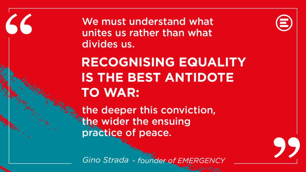 We must unite to defeat all these crises, in the name of a better world for all based in the principle of equality.