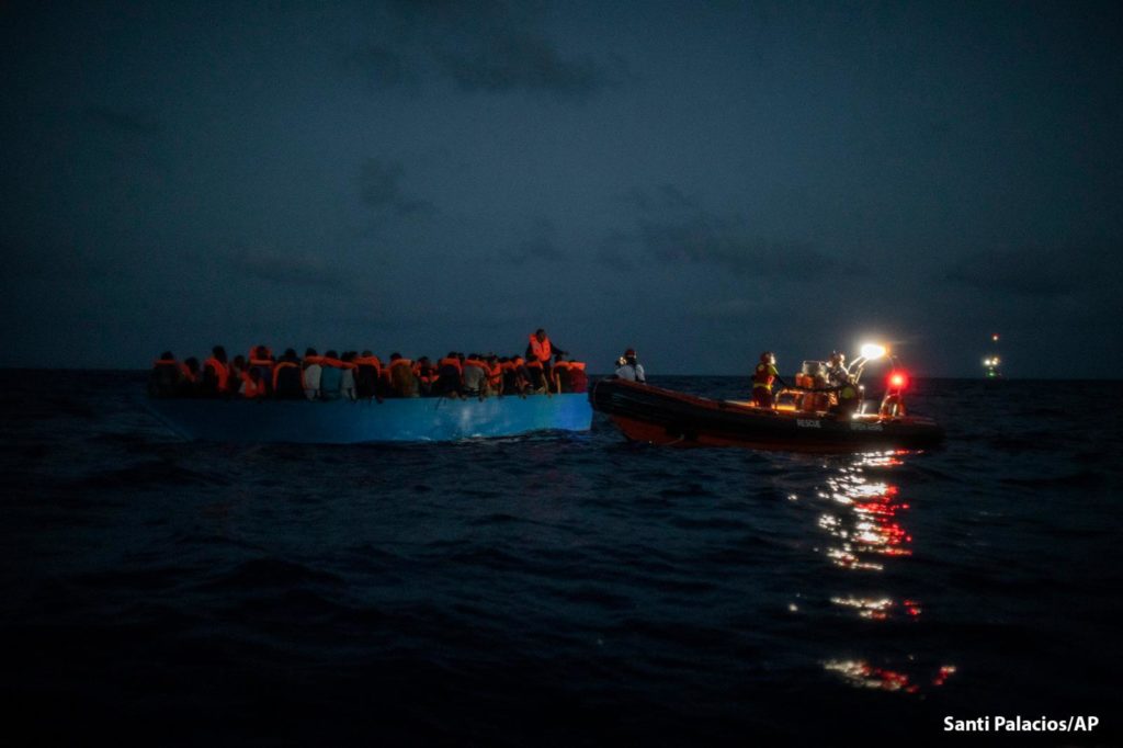 Two of the four women rescued from the Mediterranean are pregnant.